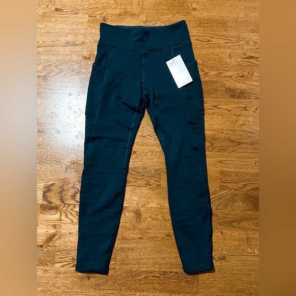 NWT Athleta Altitude Edge Stash High Rise Legging Size S in Cypress Green - Picture 3 of 16